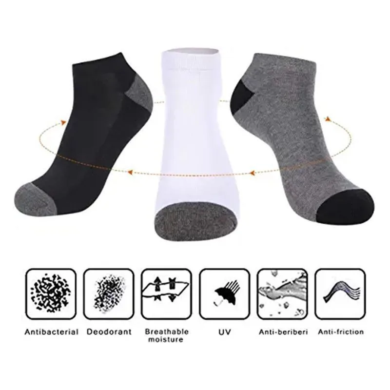 2026 Men's Color Block Boat So - Ankle Sock Low Cut review and price