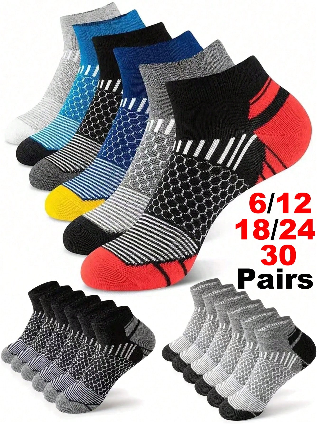 12Pairs Men's Ankle Athletic S - Ankle Sock Low Cut review and price