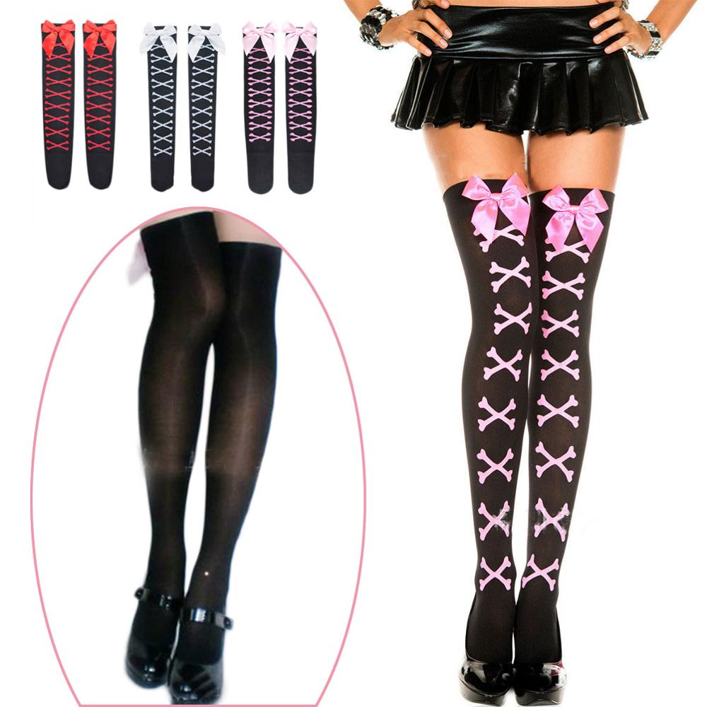 Hold-Ups Bowknot Tops Fever Fa - Fishnet Stocking Women review and price