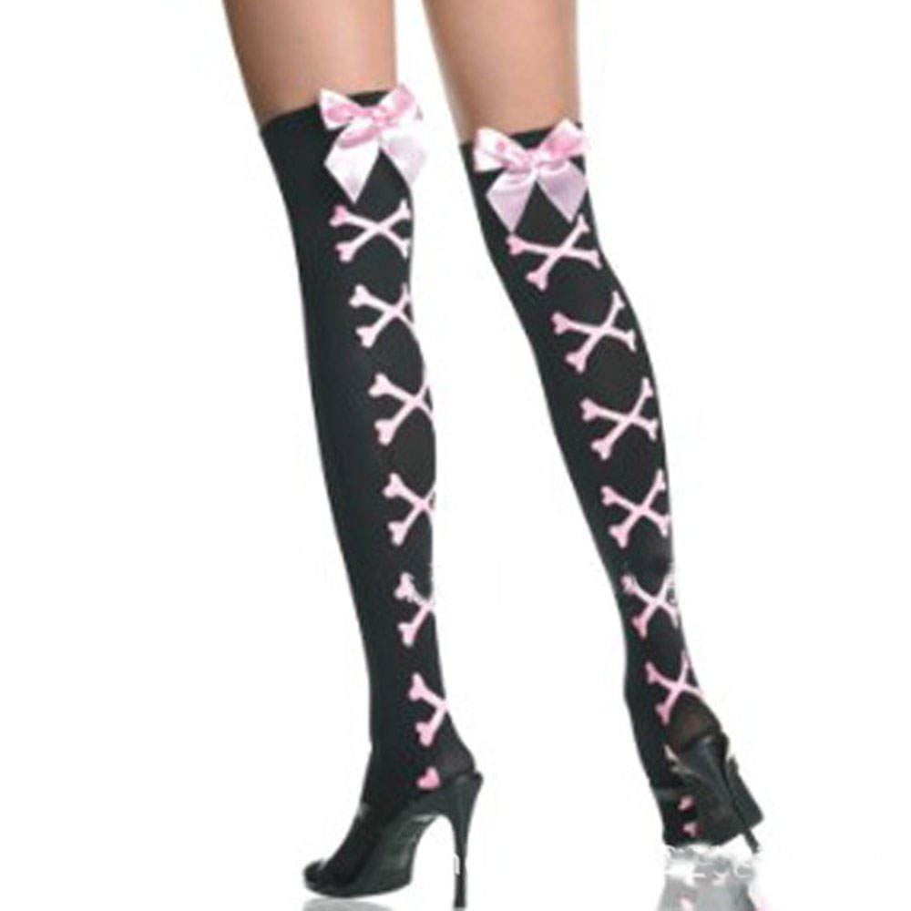 Hold-Ups Bowknot Tops Fever Fa - Fishnet Stocking Women review and price