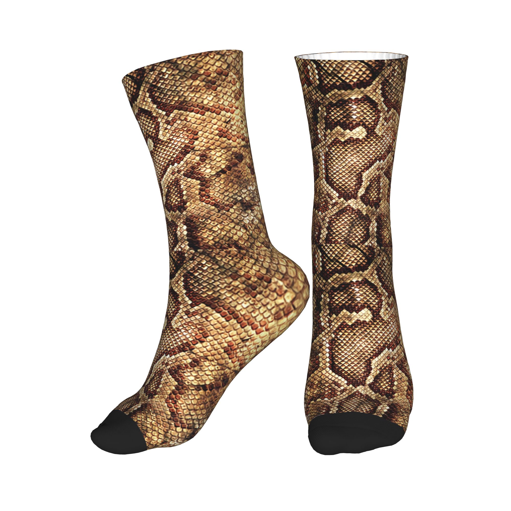 Snake Skin Animal Print Textur - Dress Sock Men review and price