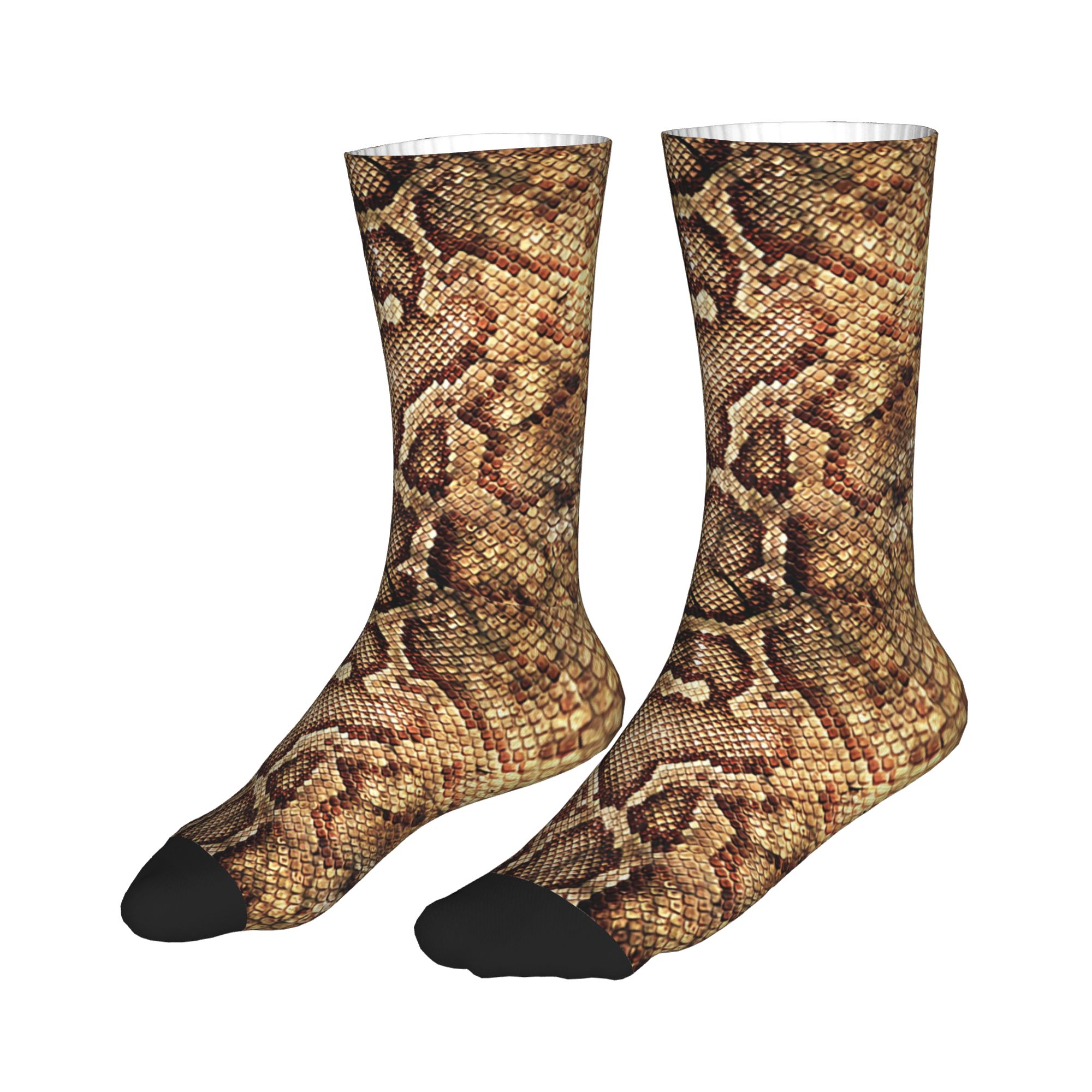 Snake Skin Animal Print Textur - Dress Sock Men review and price