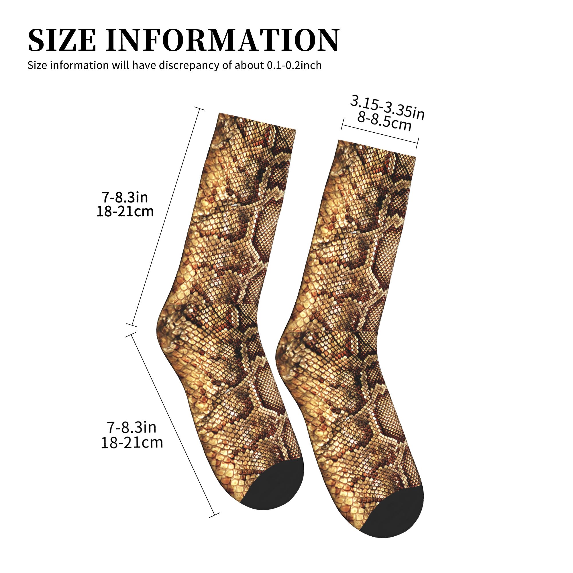 Snake Skin Animal Print Textur - Dress Sock Men review and price