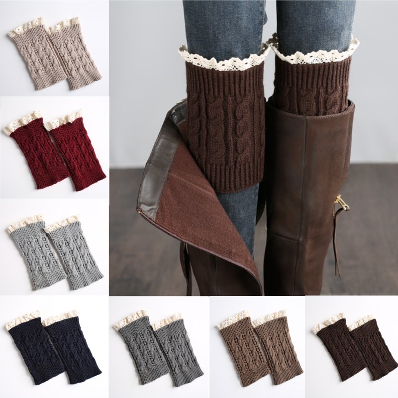 Winter Knit Solid Leg Warmers  - Thermal Sock Winter review and price
