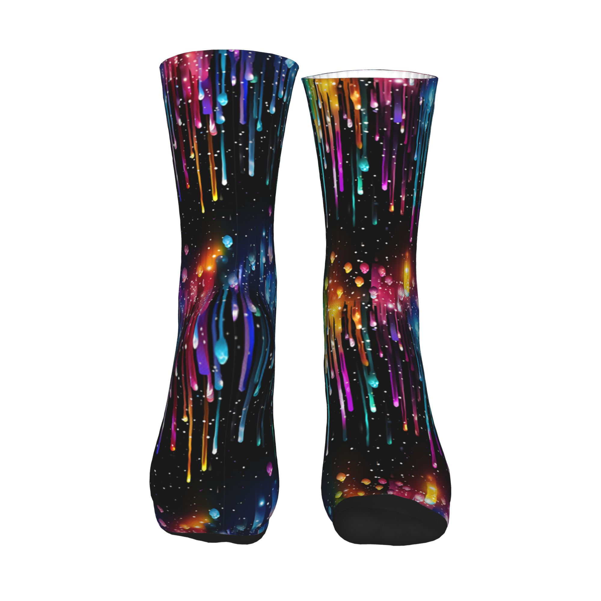 Cute Men's Dripping Rainbow Li - Dress Sock Men review and price