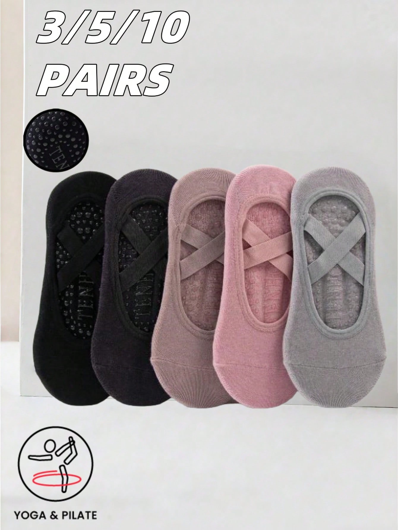 Anti-slip silicone sole yoga s - Grip Sock Yoga review and price