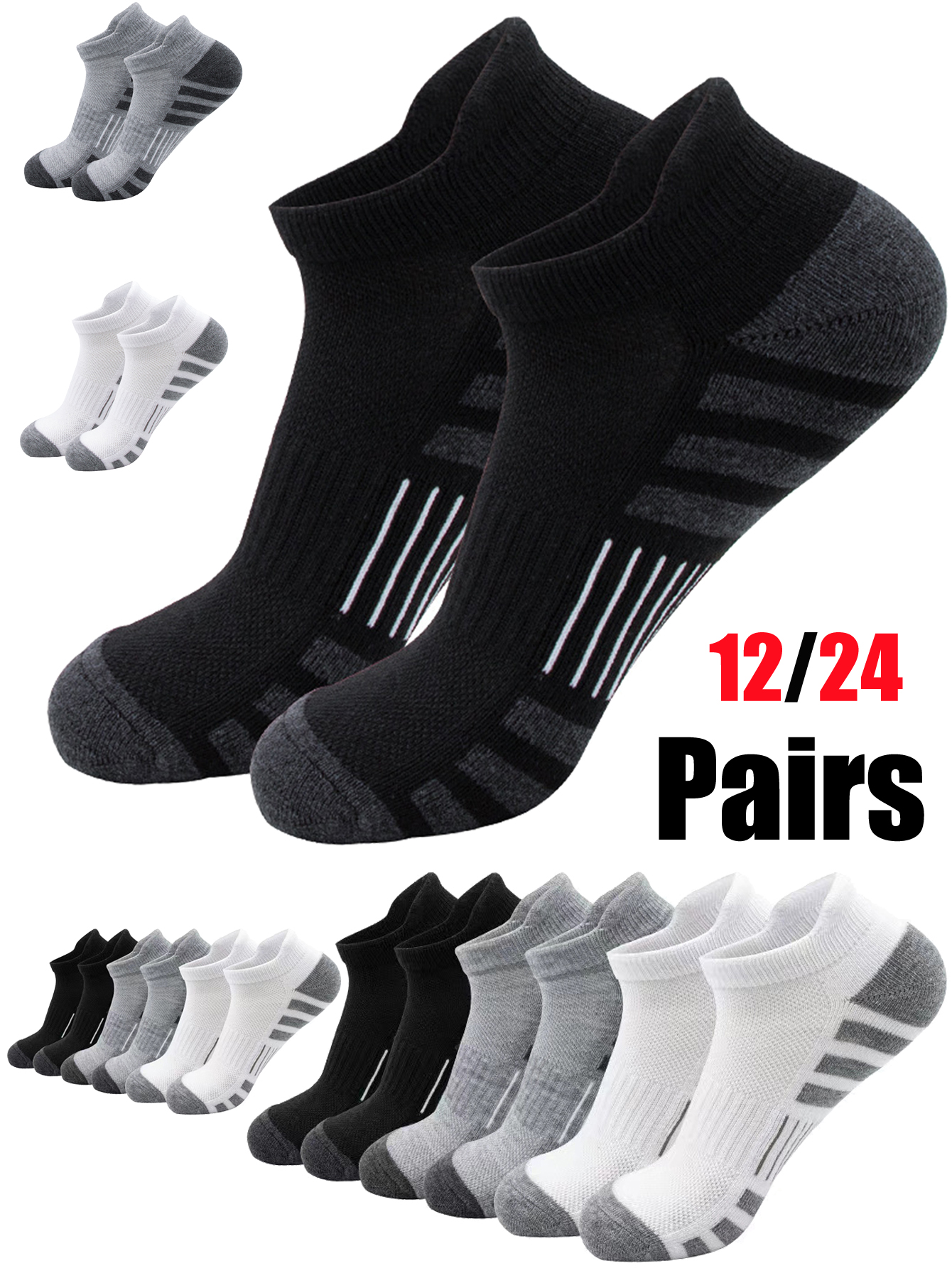 Unisex Low Cut Sports Tab Ankl - Athletic Sock Cushion review and price