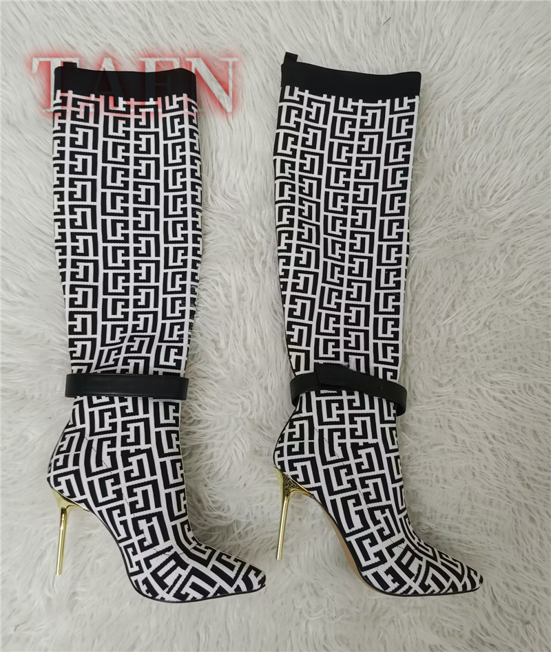 Women Stretch Sock Boots Fashi - Knee High Sock Women review and price