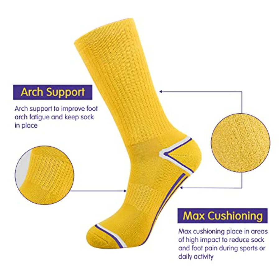 Mens 6 Pack Athletic Performan - Athletic Sock Cushion review and price