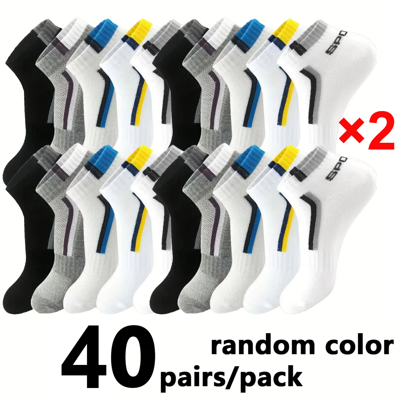5/10/40Pair Men's Anti-Slip An - Ankle Sock Low Cut review and price