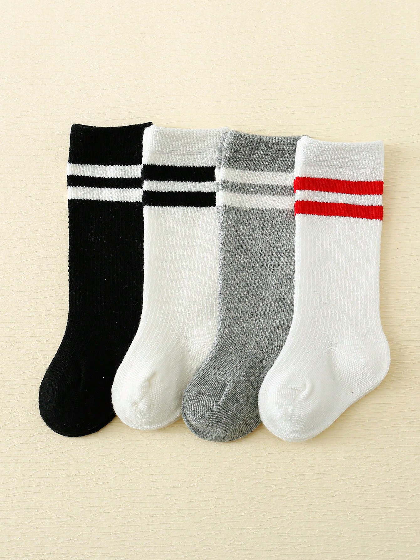 4-Pack Baby Toddler Striped Cr - Cotton Crew Sock Pack review and price