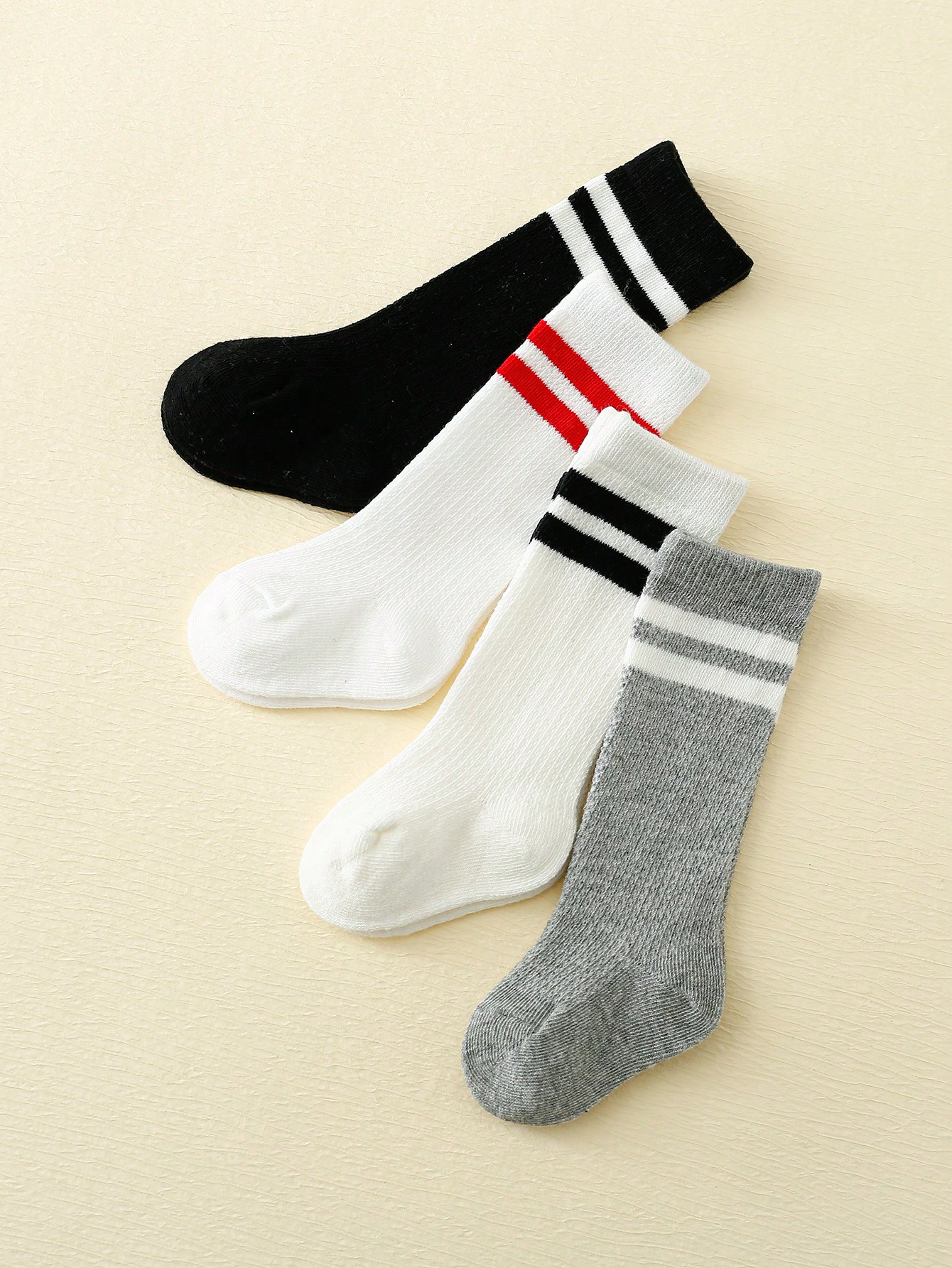 4-Pack Baby Toddler Striped Cr - Cotton Crew Sock Pack review and price
