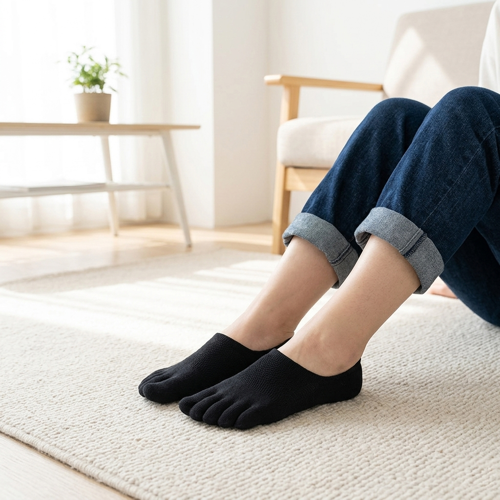 1/3/4 Pairs,Unisex Cotton Five - Toe Sock Split review and price
