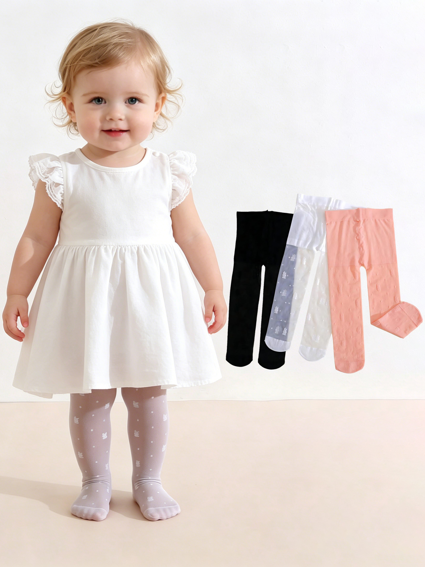 3Pack Toddler Girl Rabbit Prin - Tights Pantyhose Sheer review and price