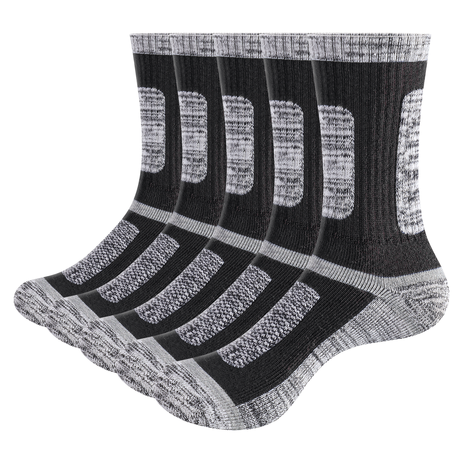 YUEDGE Mens Moisture Wicking C - Cotton Crew Sock Pack review and price