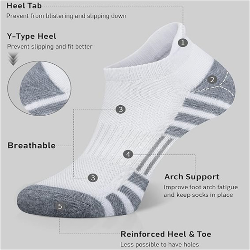 6/12 Pairs Cushioned Breathabl - Athletic Sock Cushion review and price