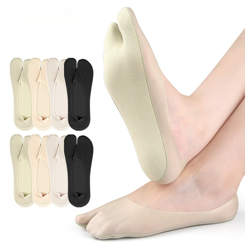 A pair of summer thin ice silk - Toe Sock Split review and price