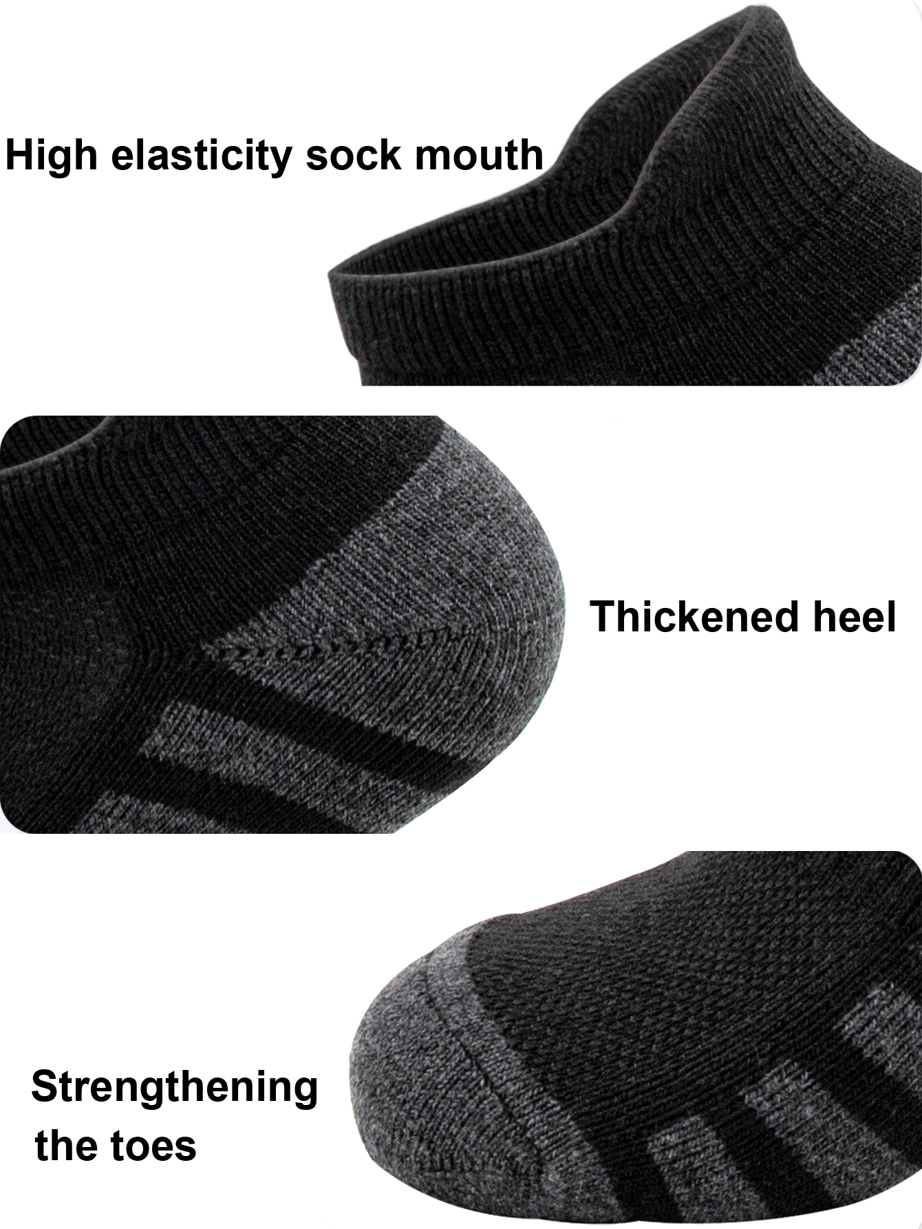 6/12 Pairs Low Cut Ankle Socks - Athletic Sock Cushion review and price
